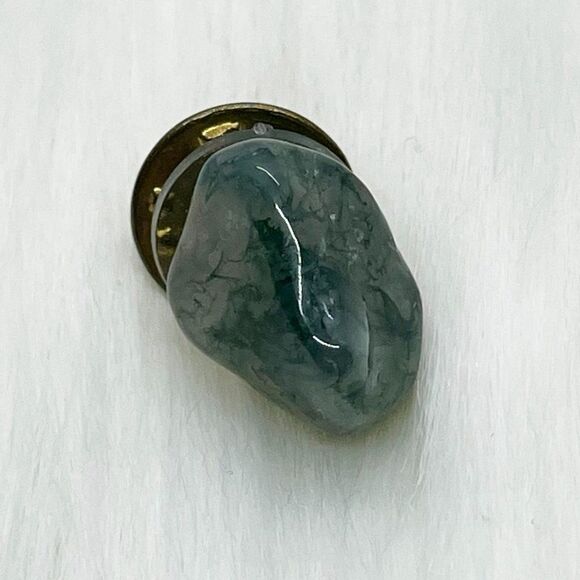 🔮 5/$25 Vintage Moss Agate Pin‎ - Picture 1 of 4